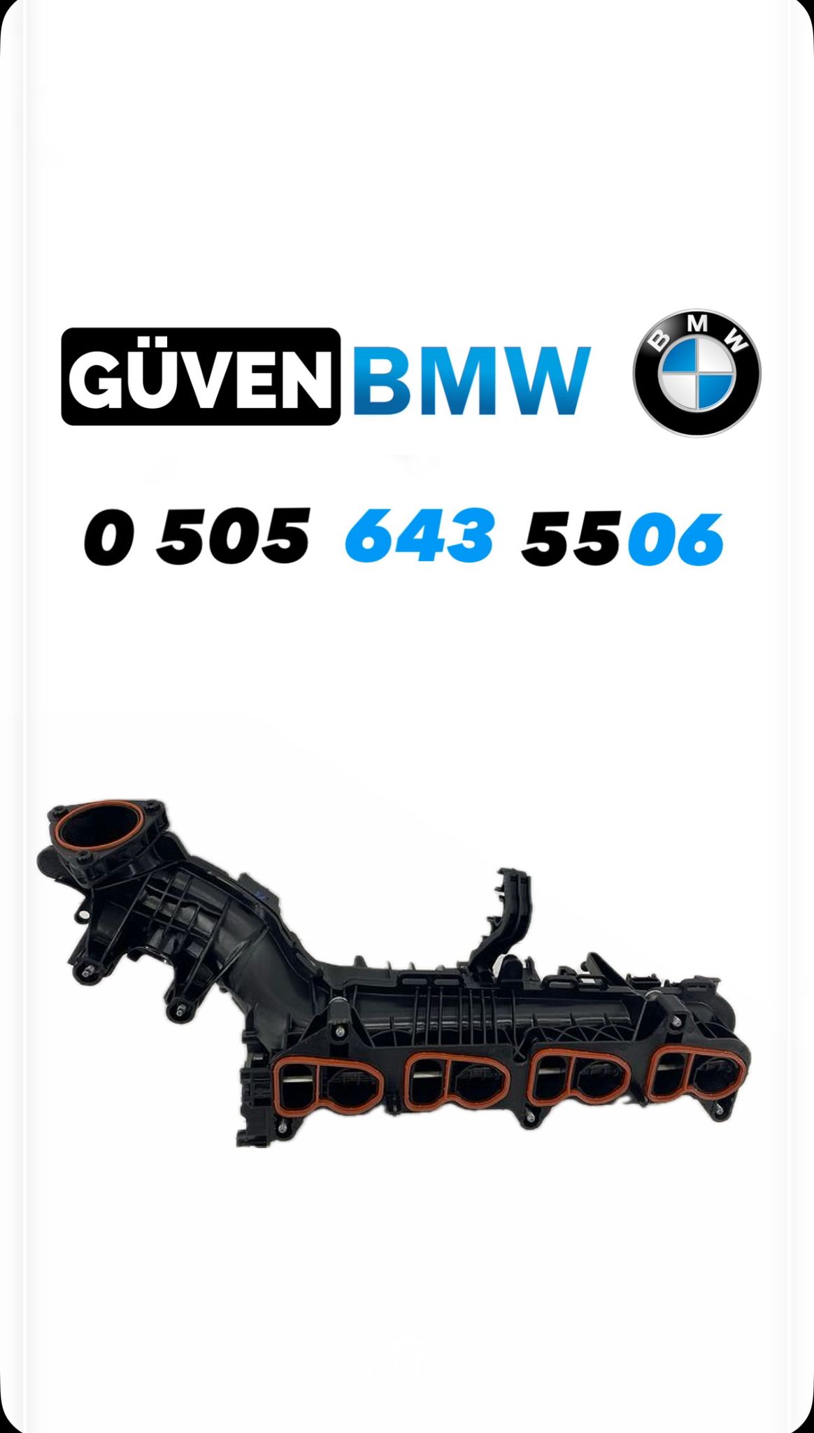bmw b47 emme manifoltu çıkma orjinal oem 11618513655